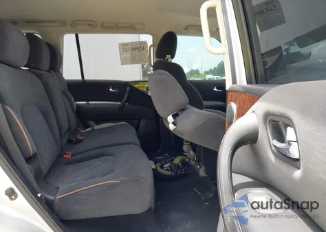 2017 Nissan Armada Sv из США, поврежденный, VIN JN8AY2NDXH9007442